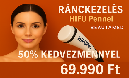 A legújabb generációs mikrofókuszált ultrahang - Beautamed HIFUPEN bőrfiatalítás teljes arcon, tokán, nyakon és dekoltázson, fájdalommentesen! kupon